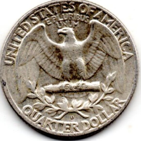 Estate Find - 1960 D Washington Quarter High Grade Condition (90% silver) - Picture 2 of 2